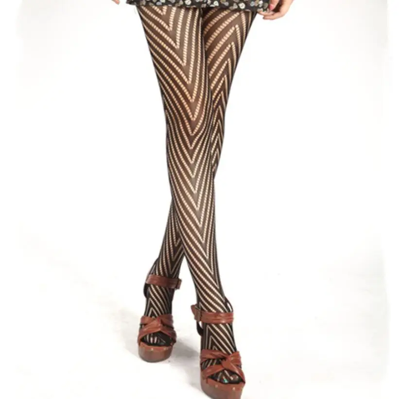 Leopard Tights for Women 2022 Wholesale New Sexy Leggings Thin Mesh Stockings Plaid Pantyhose