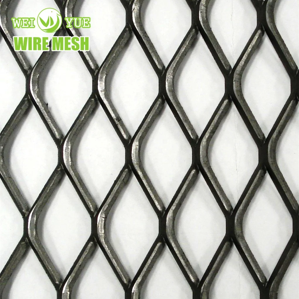 Оцинкованная Расширенная металлическая сетка Алмазный плоский или поднятый