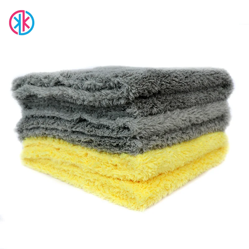 edgeless microfiber towel car car wash towel 500gsm beach towel car logo coral fleece