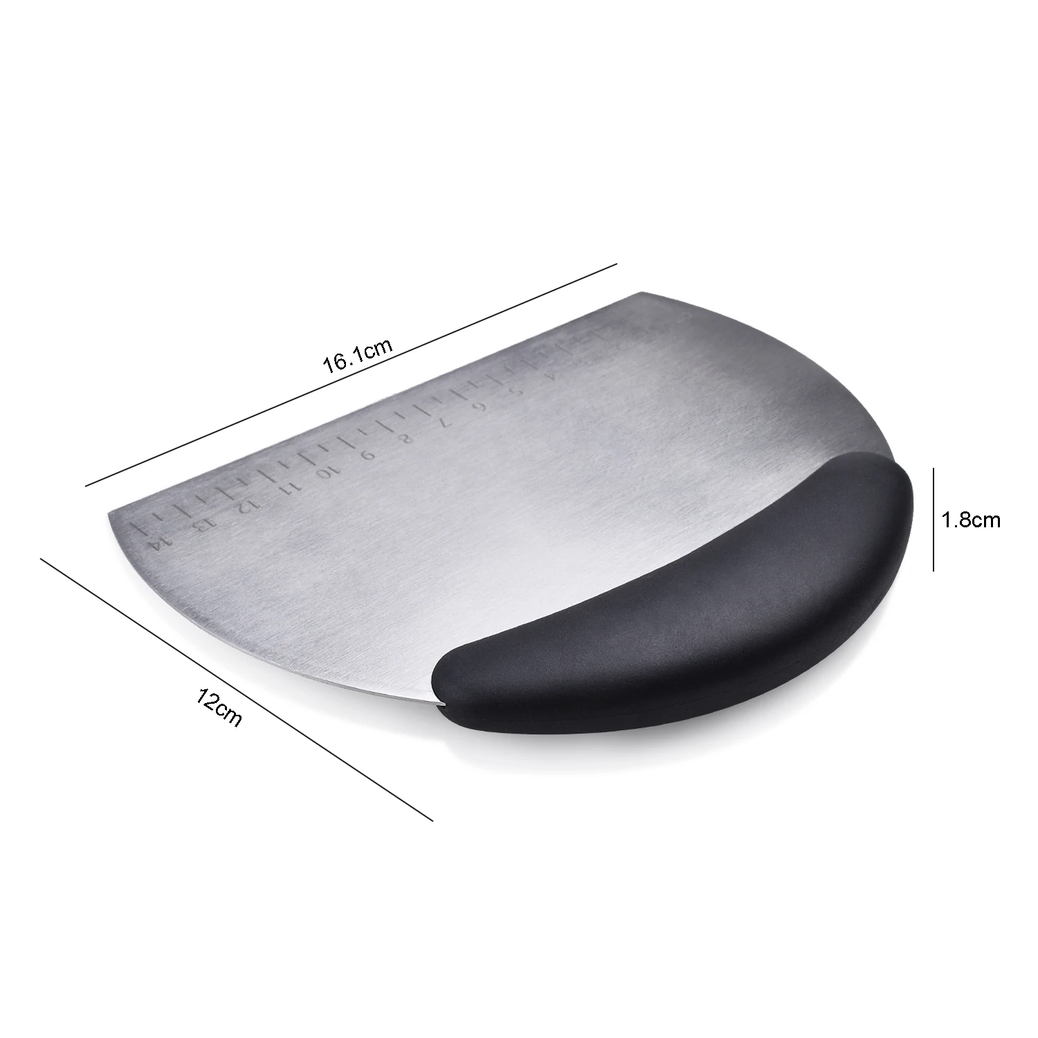 Kitchen Gadget Dough Cutter PP Handle With Scale Baking Tools Pastry Cutter