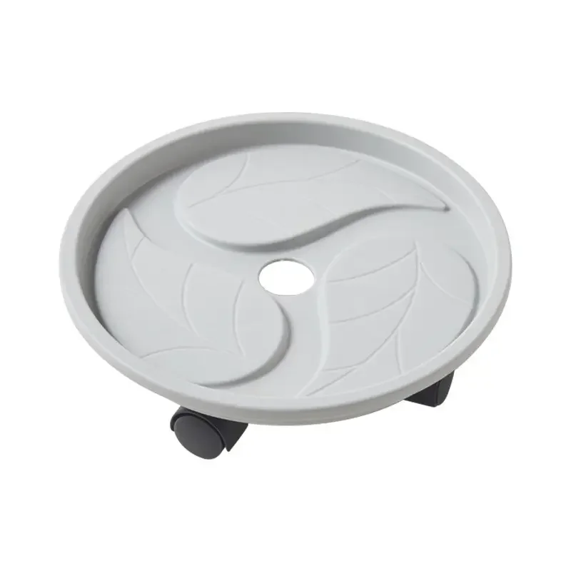 Factory Wholesale Round Square Pot Plant Stand Thickened Flower Pot Mover Holder with Drainage Water Container