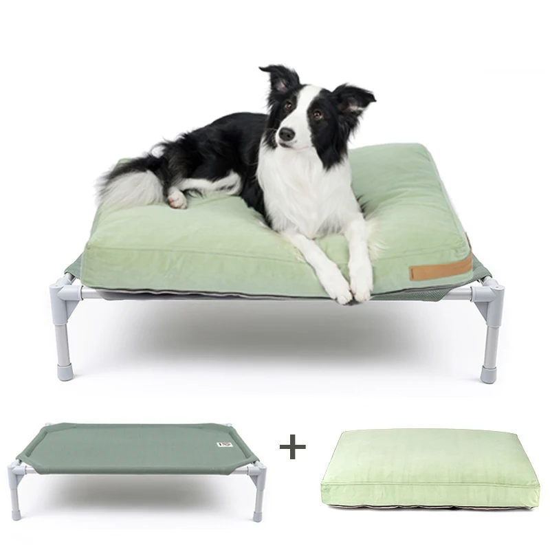 New Arrival Luxury Durable Mesh Breathable Raised Elevated Dog Bed With No-slip Feet Stable Frame