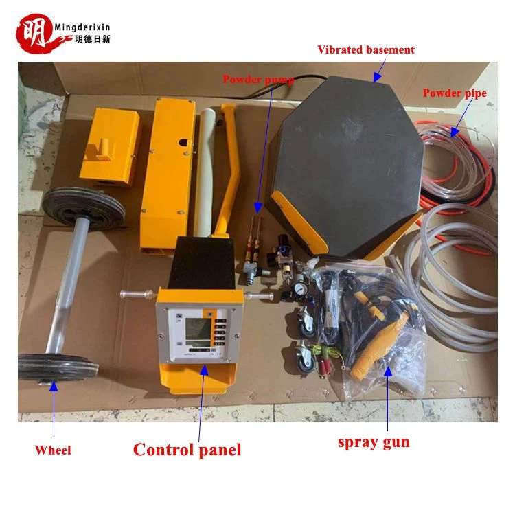2023 Newest  Box Feed Vibrating Powder Coating Gun Machine For maf