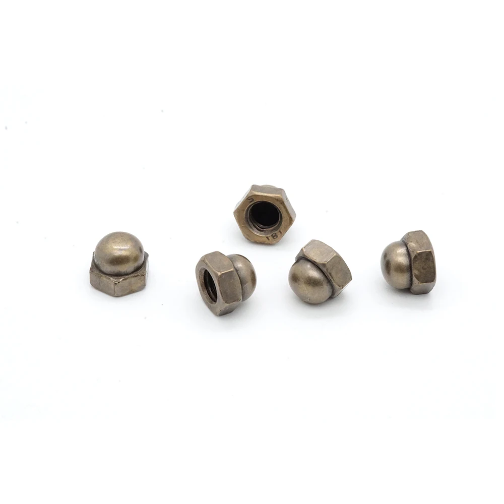 High Quality Copper Dome Nut and Stainless steel round head nut