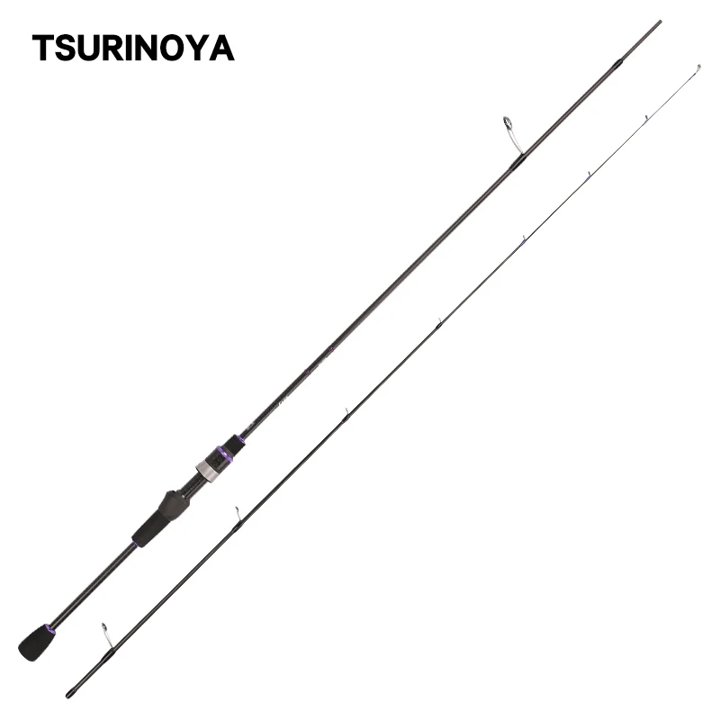 TSURINOYA NEW Ultralight AJING Rod ELF Weight 65g  2.26m 2 Pecs ROCKFISH Lure Casting Spinning Fishing Rod