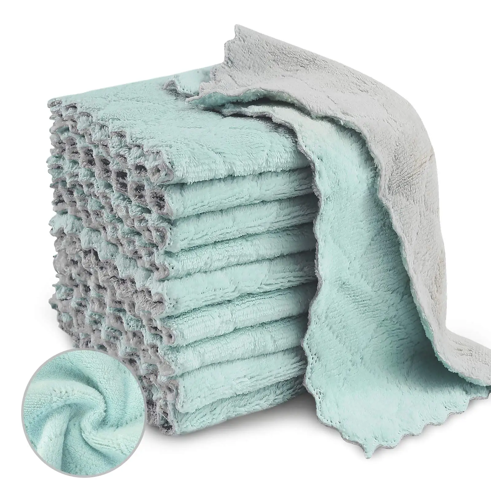 Factory Supply Super Microfiber cleansing towel Cleaning Cloth for KITCHEN