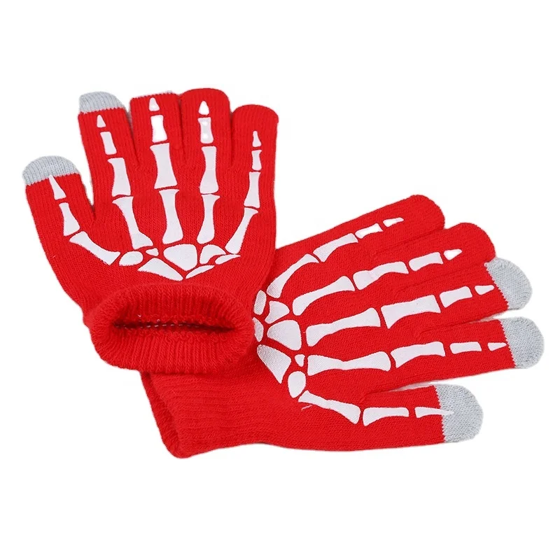 Factory Price  Comfortable Keep Warming Acrylic Knitted Winter Touch Screen Gloves