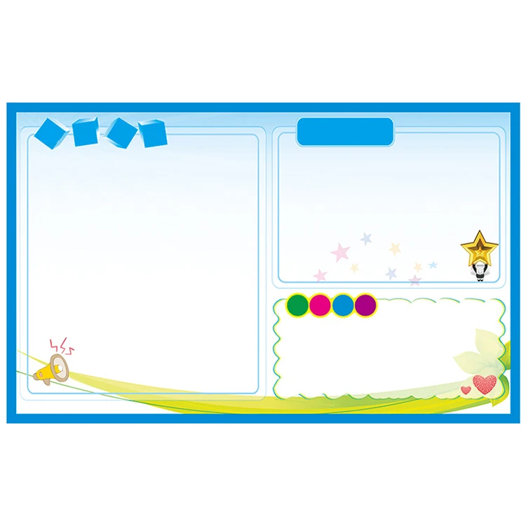 Magnetic culture wall whiteboard sticker company publicity bulletin board performance wall