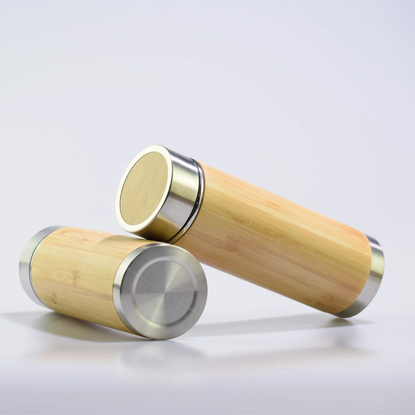 High Quality New Design Inner Stainless Steel Bamboo Tumbler for Loose Leaf Tea