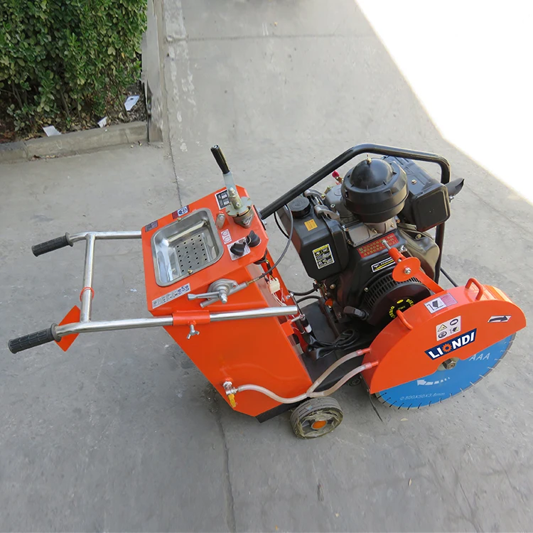150mm Cutting Depth Hand Operated Concrete Asphalt Concrete Road Saw Cutting Machine