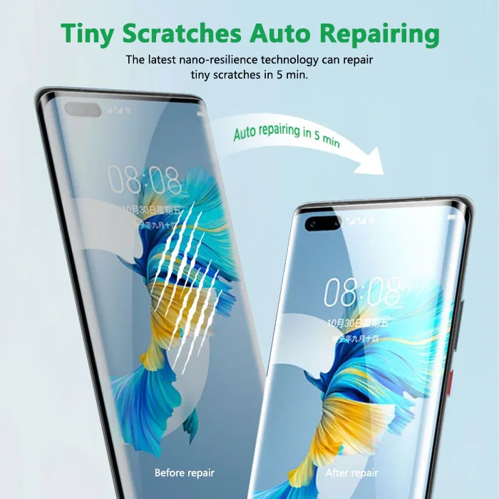 CEDLE Высокое качество HD Tpu прозрачная Гидрогелевая пленка для телефонных звонков защита экрана по заводской