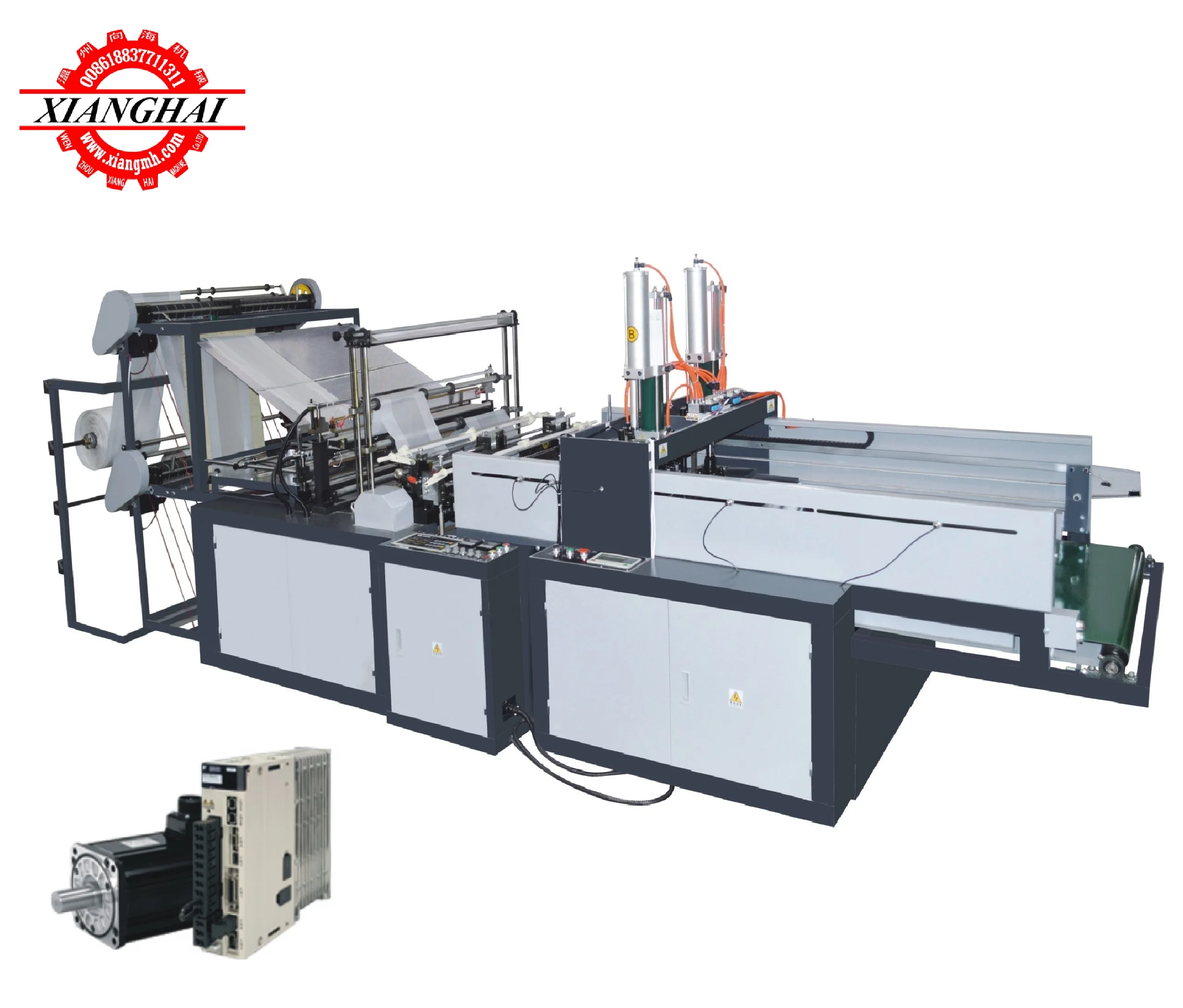 Automatic cold cutting vest bag making machine