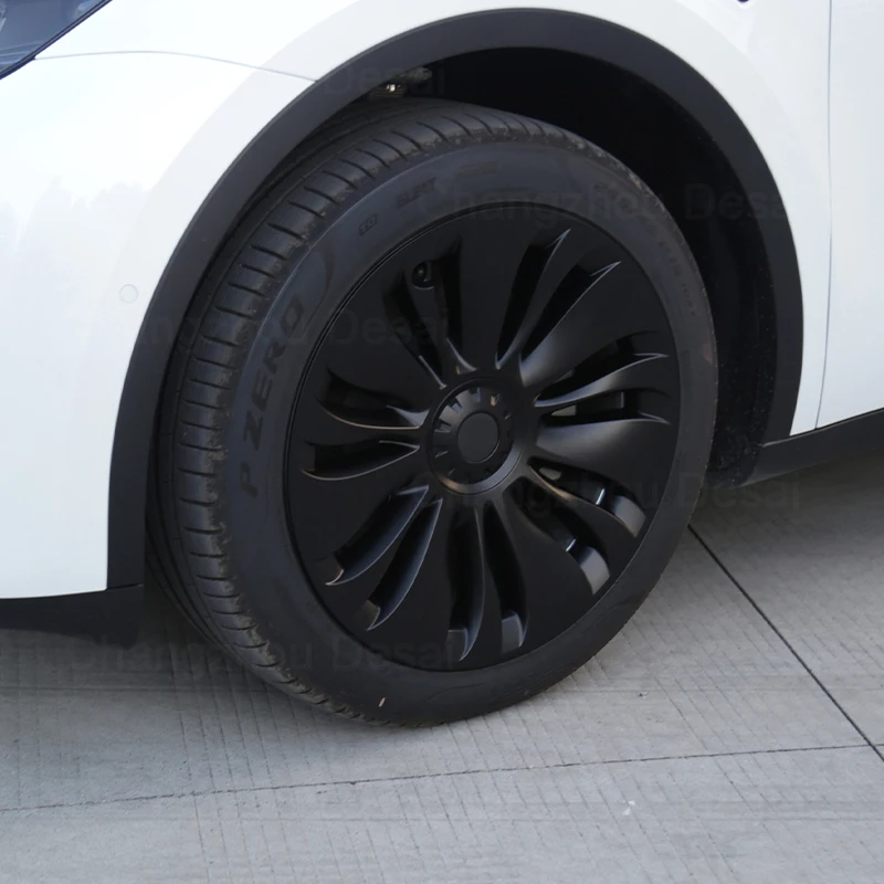2021 2022 2023 Car Exterior Accessories 19 Inch Wheel Cover Modification Vortex Wheel hub cover For Tesla Model Y