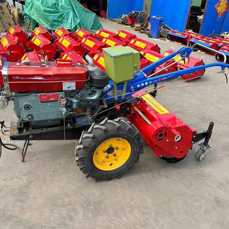 Hand Tractor Farmland Straw Crusher Environmental Protection Returning Farmland To Farmland Corn Straw Crusher Grass Crusher