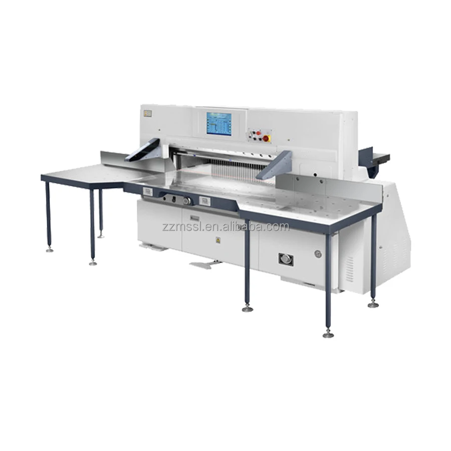 7.8 colorful screen Hydraulic computer control paper cutter / paper guillotine / paper cutting machine