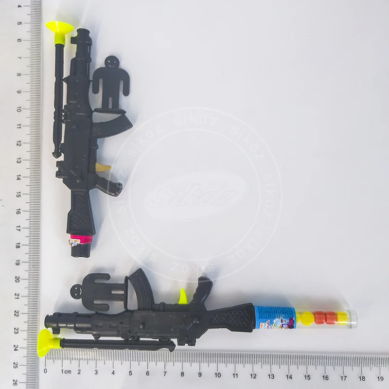 Popular Black Ak Rifle Gun Toy Candy