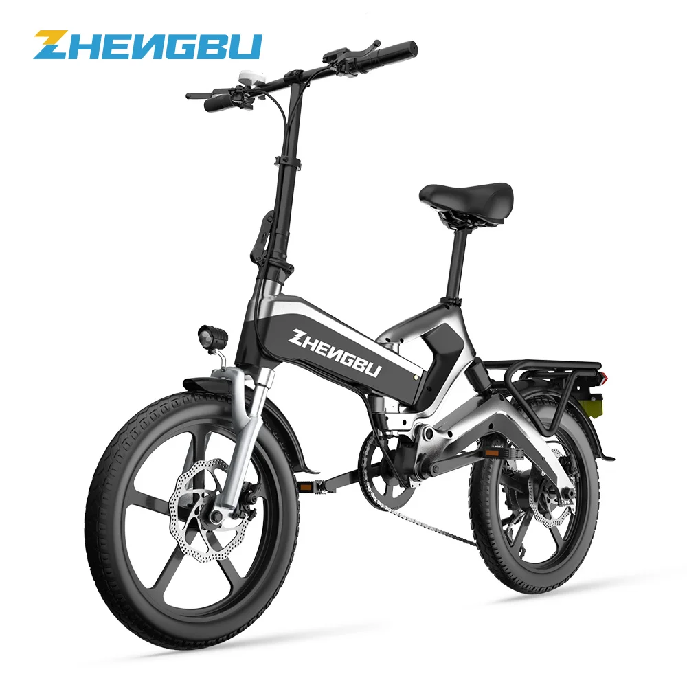 ZHENGBU K6S 20 дюймов 48v usa складной электровелосипед полной подвеской Shimano 7 скоростей Электрический велосипед 2-Местный Электрический велосипед для поездок по городу