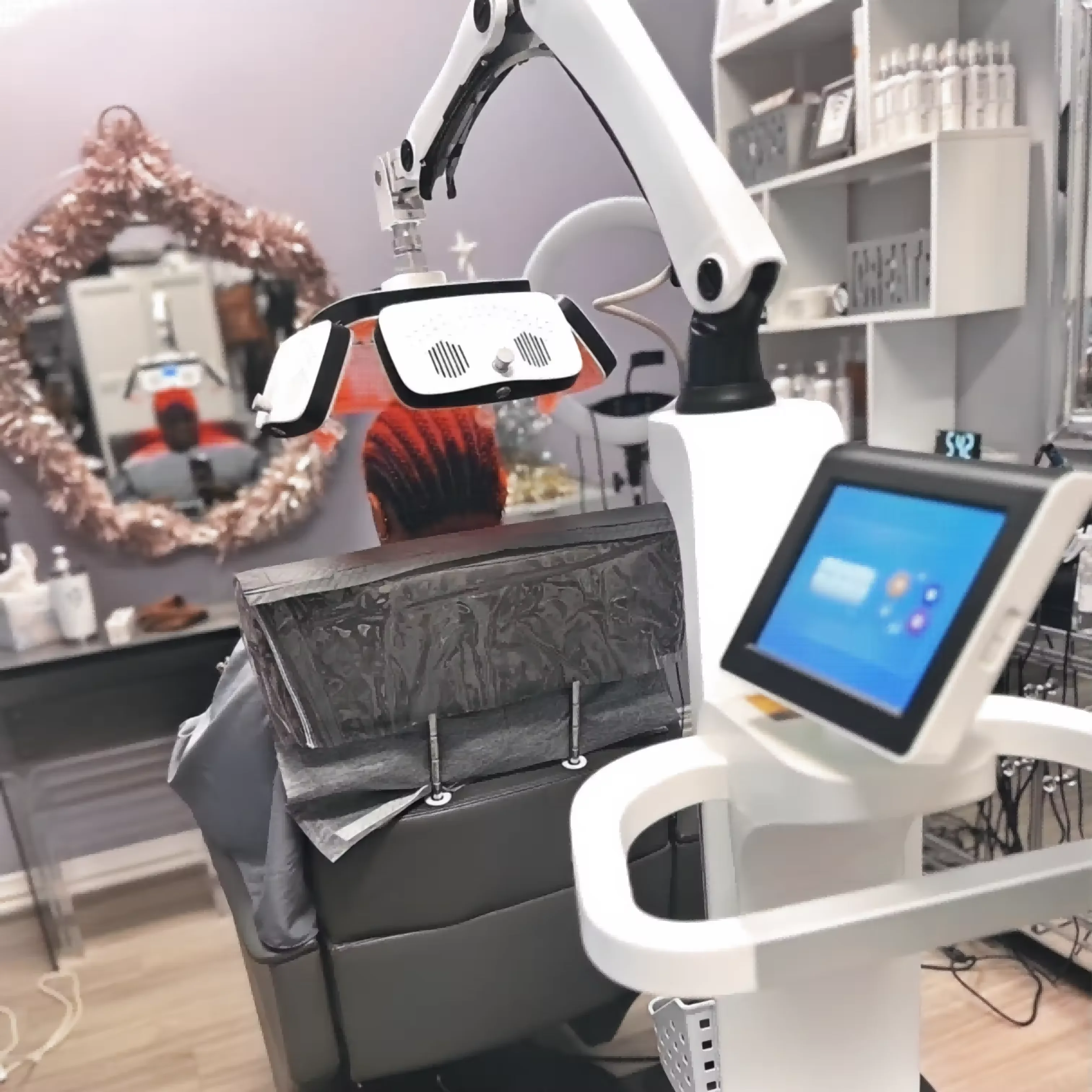 CE andFDA professional OEM price 650nm low level diode laser Stationary permanent laser machine for Hair regrowth