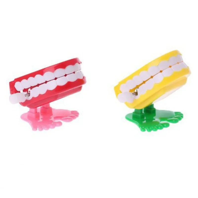 Dental Toys For Kids Clockwork Juming Toy Plastic Teeth Model Wind Up Teeth Toys