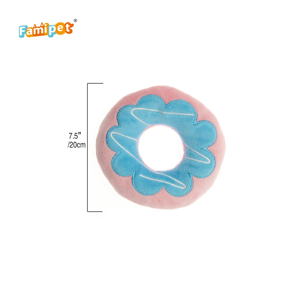  Professional Manufacture Squeaky Donuts Dog