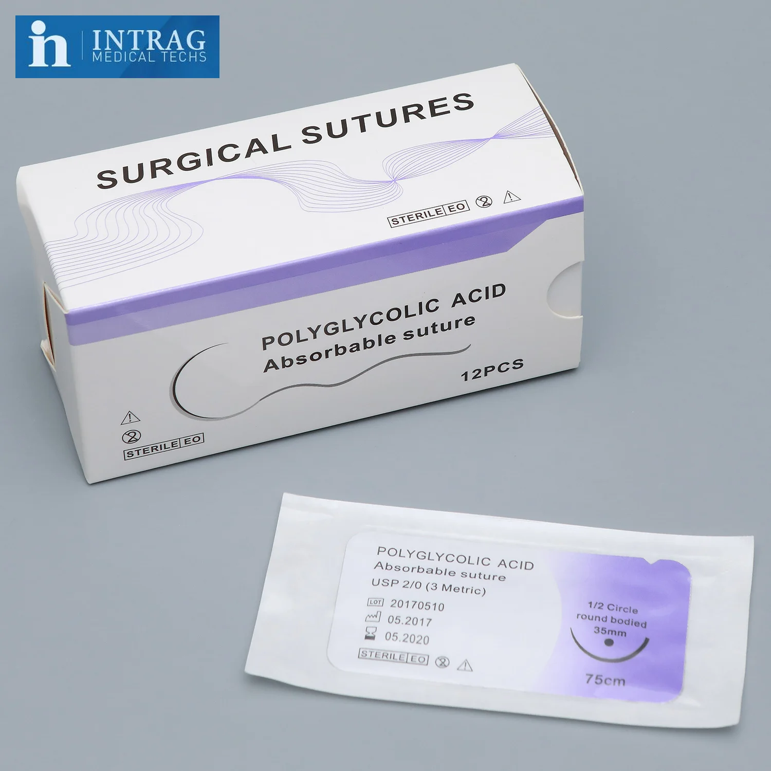 
Polyglycolic Acid Braided 