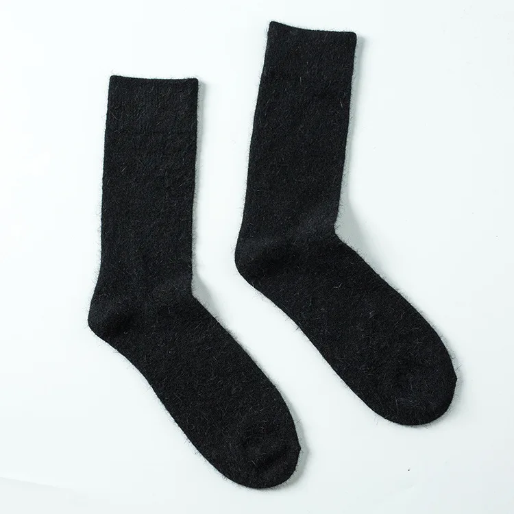 High Quality Winter Angora Cashmere Rabbit Super Soft Thick Warm Merino Men Wool Socks
