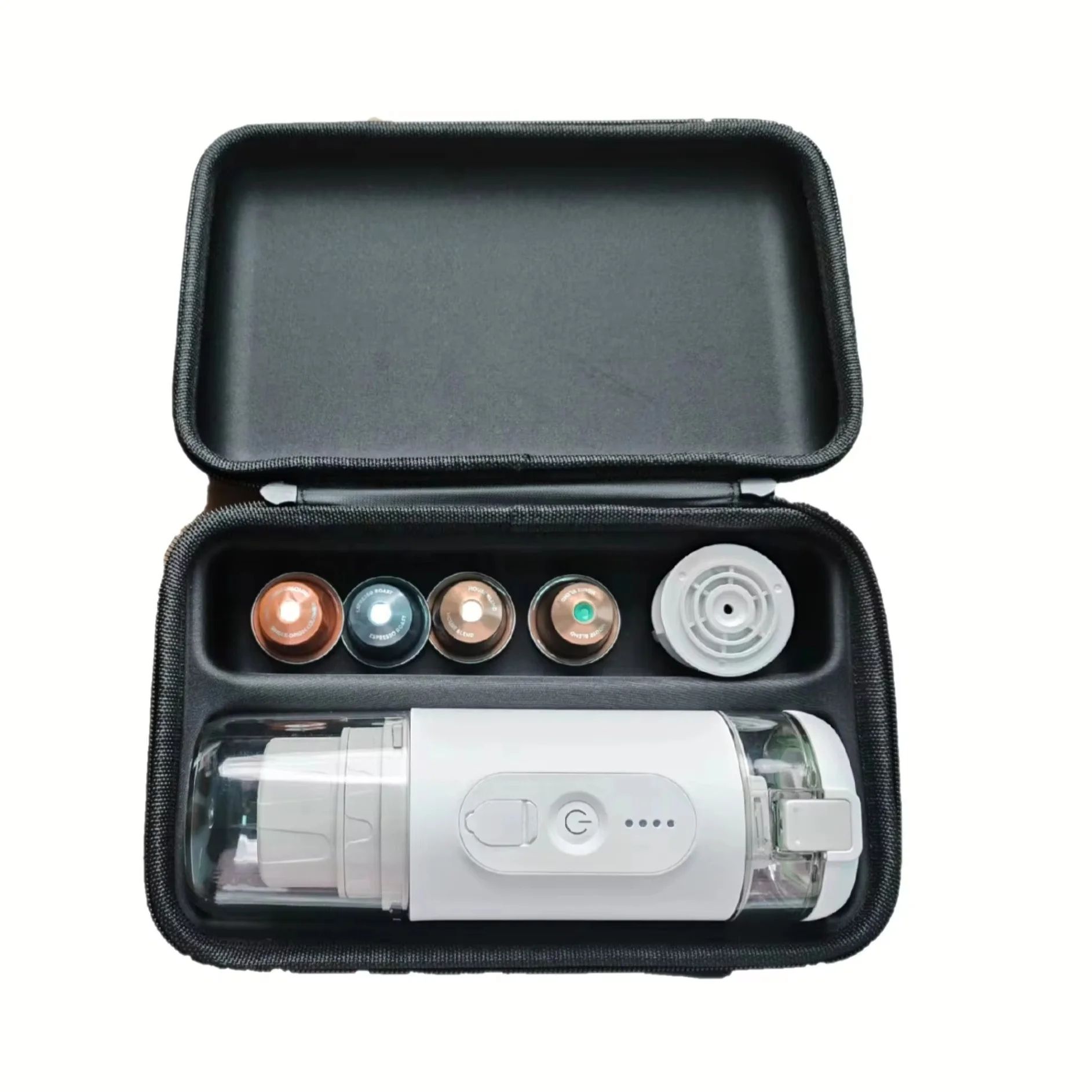 Горячая вода литиевая батарея USB зарядка портативная капсула кофе машина наружное дорожное стекло 12 УФ Печать Английский 15/20 бар 120