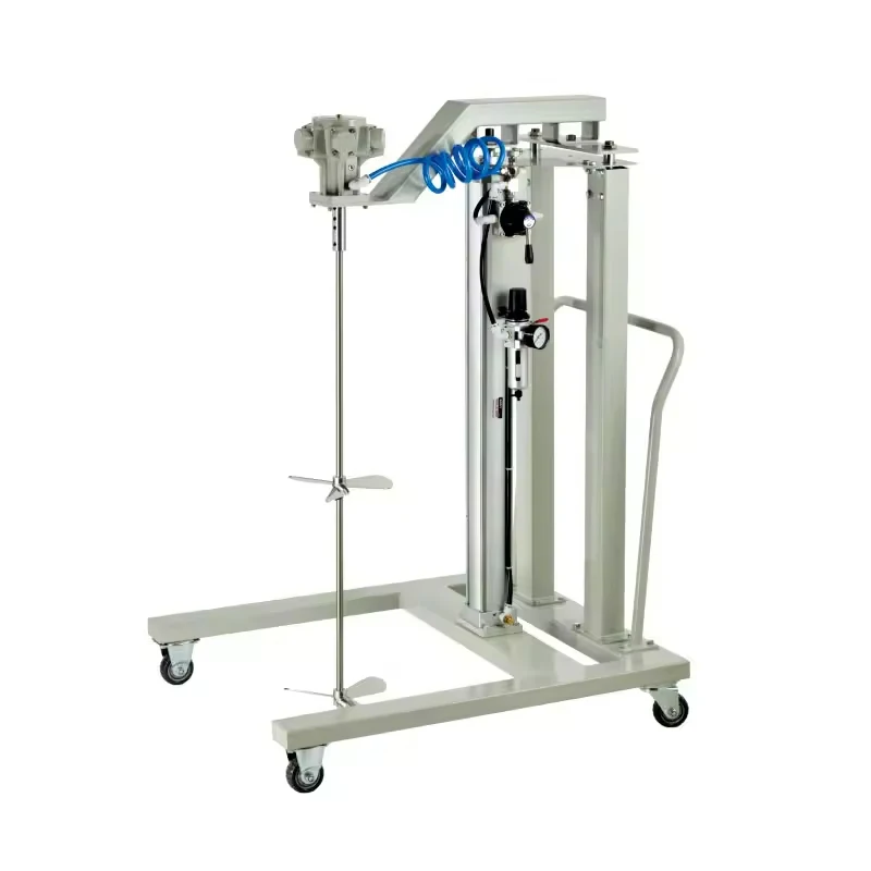 80-200L capacity paint mixer 0.5HP automatic lift mixer ink dye mixer
