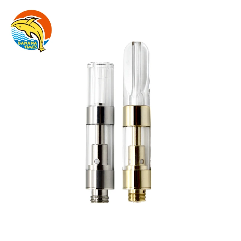 Bananatimes glass 510 cbd vape pen cartridge custom logo vape cartridge 0.5ml