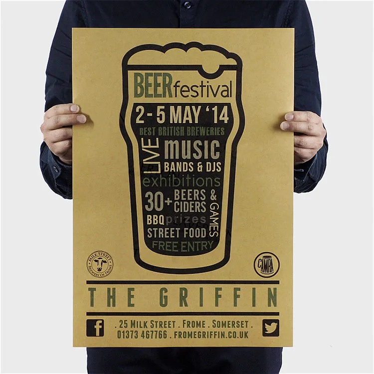 custom manufacturer high quality retro bar astronaut 100 beer posters  full size