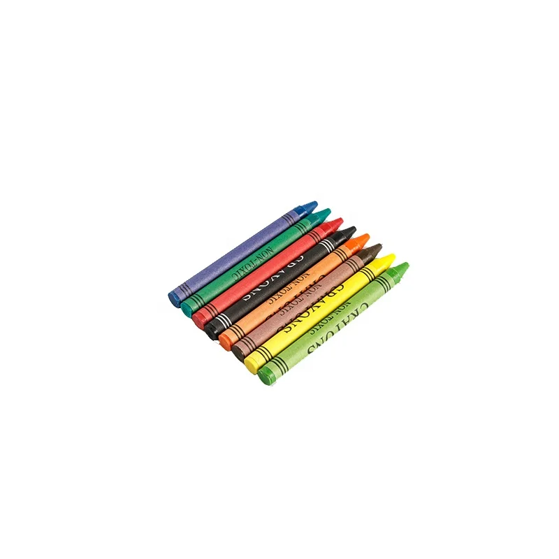 10 Colors Wax Premium Small Crayon for School Children In color box made in ningbo changxiang