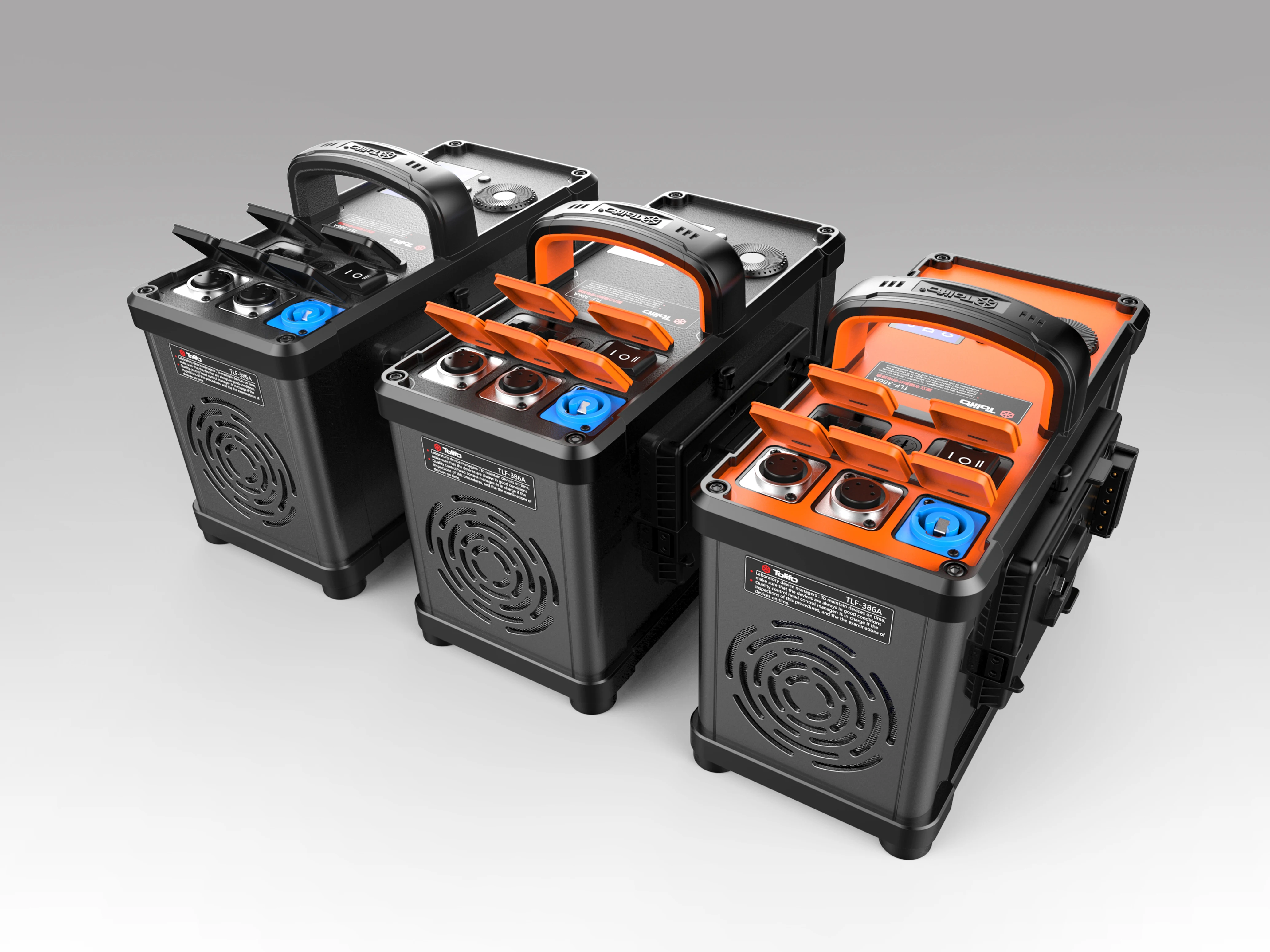 TOLIFO 500W 45000LM COB High Power LED Photography Lighting Kit Studio With V Lock Battery and Carry Bag