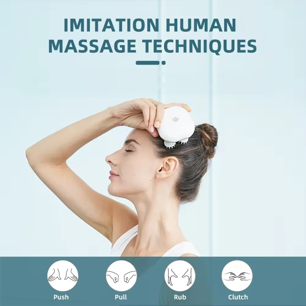 Bathing Waterproofing Electric Head Spa Vibrator for Scalp Care Hair and Head Massager