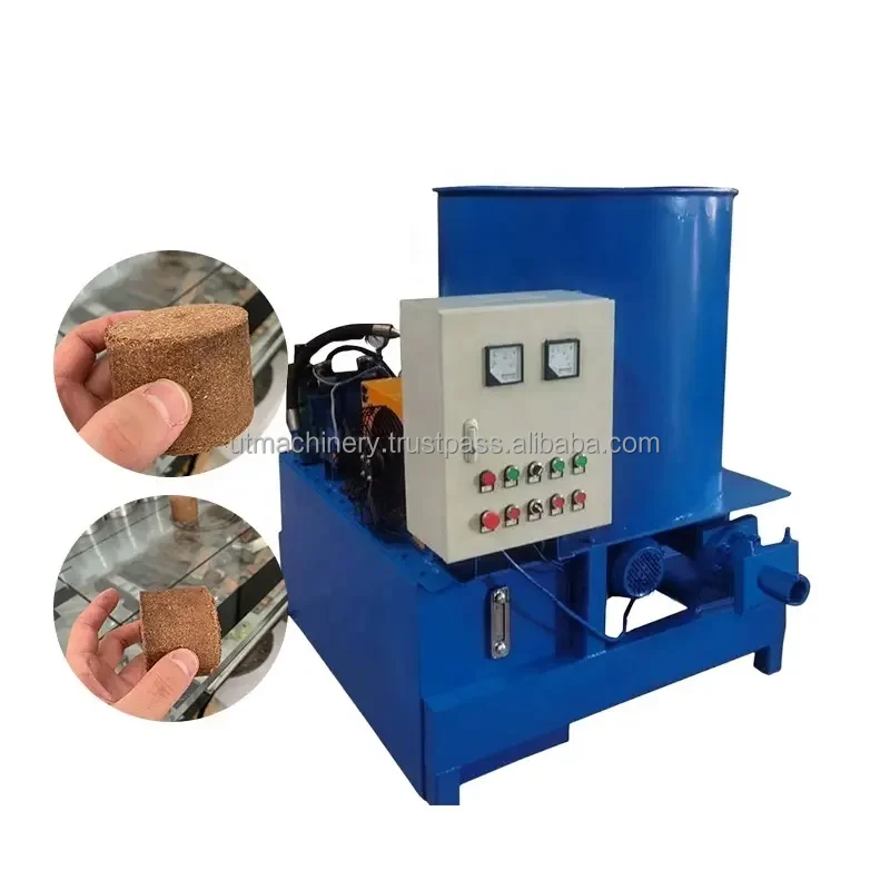Fuel Biomass Briquette Compressed Machines Wood Sawdust Block Compressed Press Machines