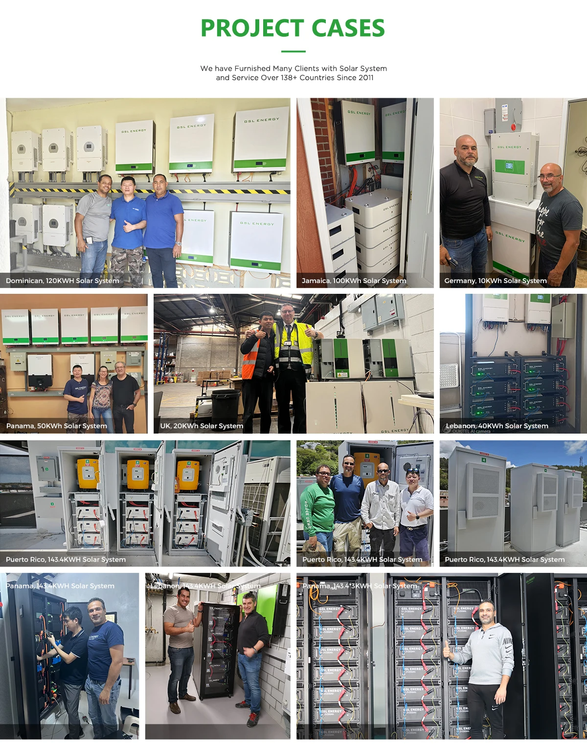 GSL CESS Energy Storage Container Industrial and Commercial Energy Storage bess solar battery energy storage system