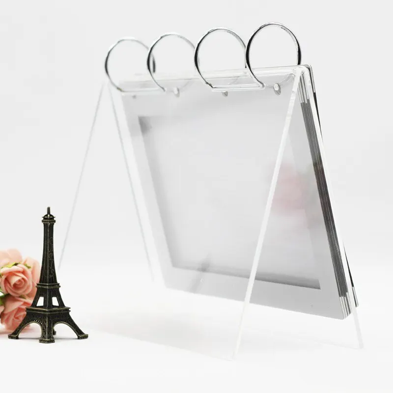 acrylic desk calendar/acrylic calendar holder/acrylic calendar stand