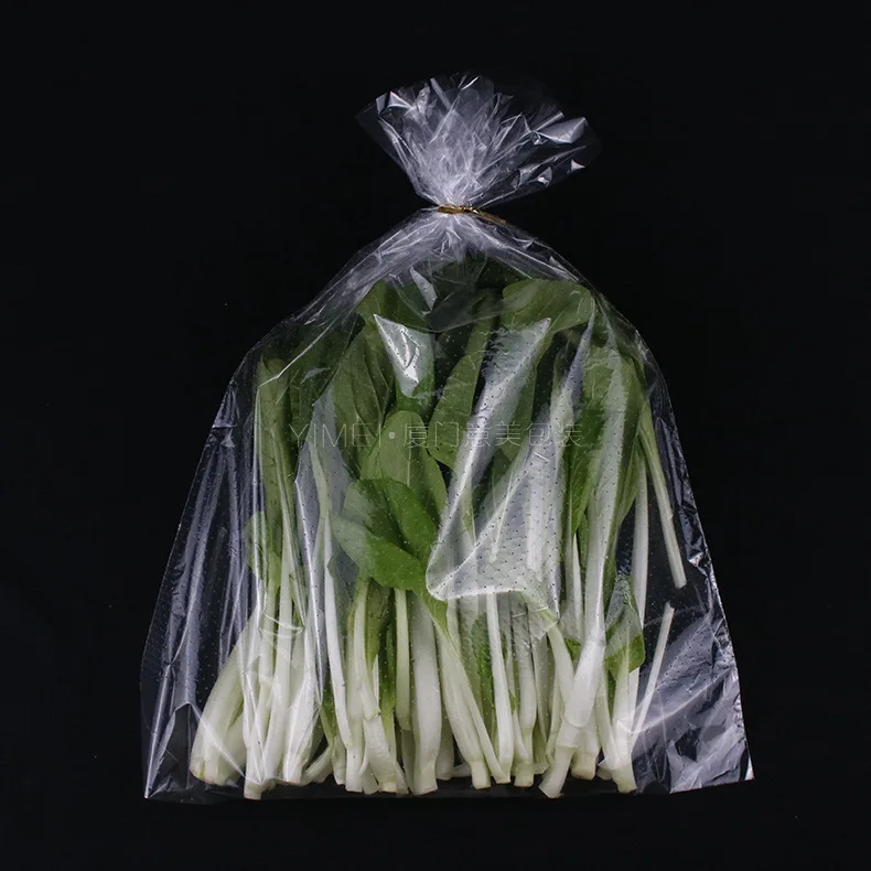 Eco fruit and vegetable micro bag fresh vegetable micro perforated bag