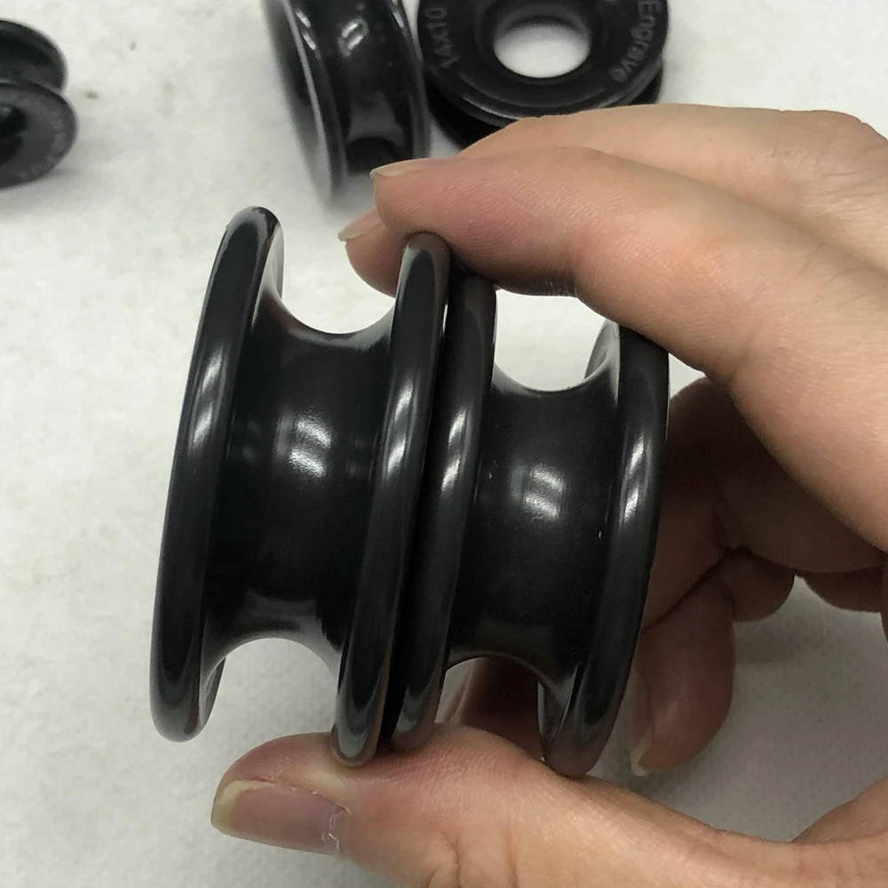 hard anodize with PTFE coating friction pulley ring Cheap price anodize metal Low friction ring