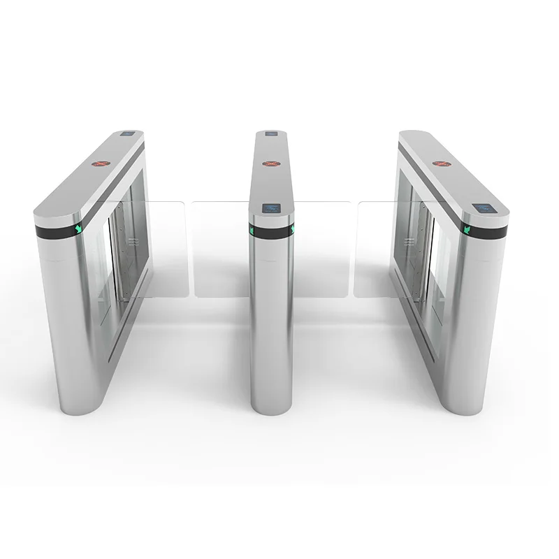 Wide Lane Wheelchair Handicapped Turnstile QR code Tickets Access Control Swing Turnstile Gate