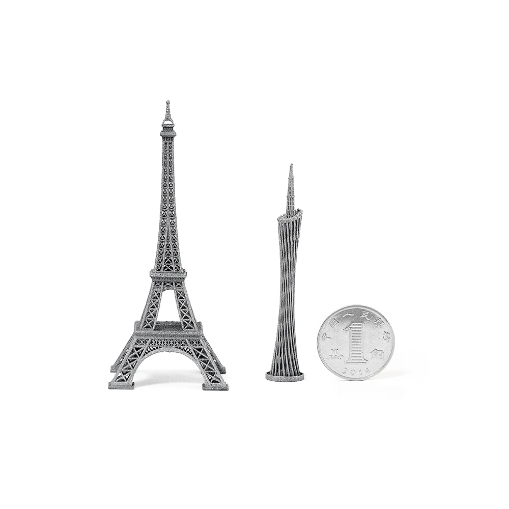 Free assembly structure integrated molding Eiffel tower SLM/LSF/WAAM/FDM/SLS metal artwork 3D Printing Service