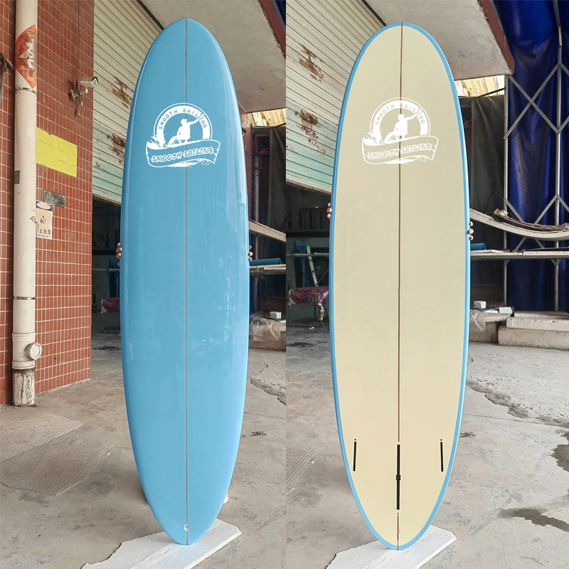 Customized Epoxy Surfboards By CNC machine High Quality EPS Foam Fiberglass Surfboards For Surfing