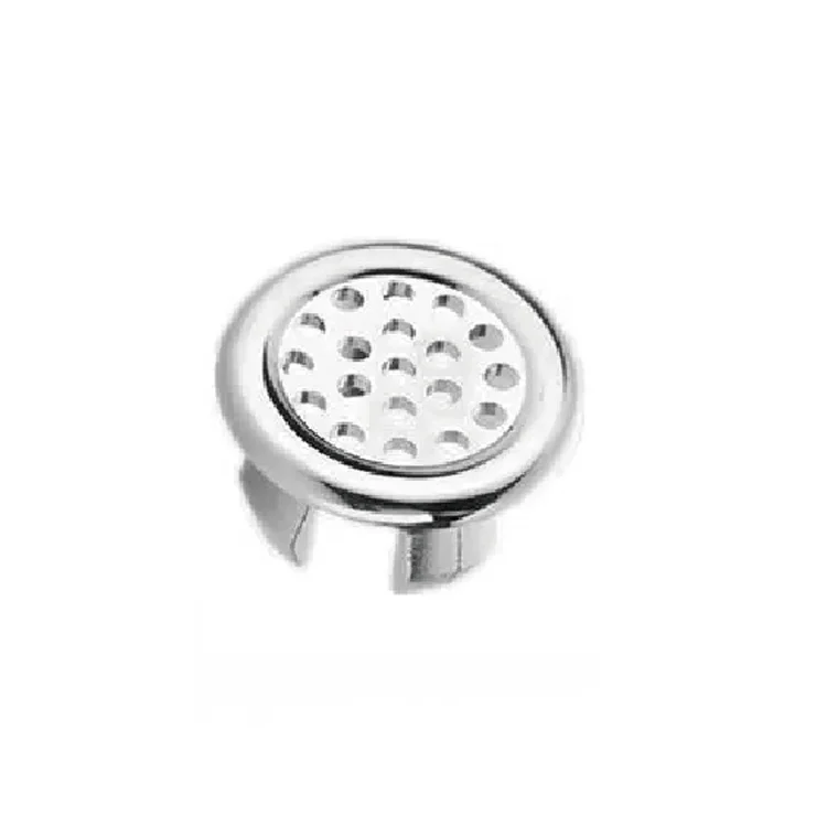HQ111-2 Sanitary Artistic Sink Round Overflow Cover Ring Tidy Chrome Trim Bathroom Ceramic Basin Accessories