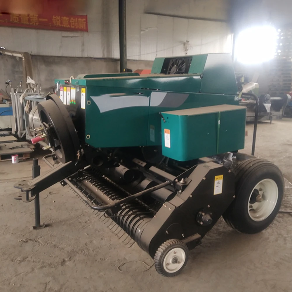 China Straw Bundle Wrapping Machine Baler Compress Machine Grass Wheat Straw Bundling Machine