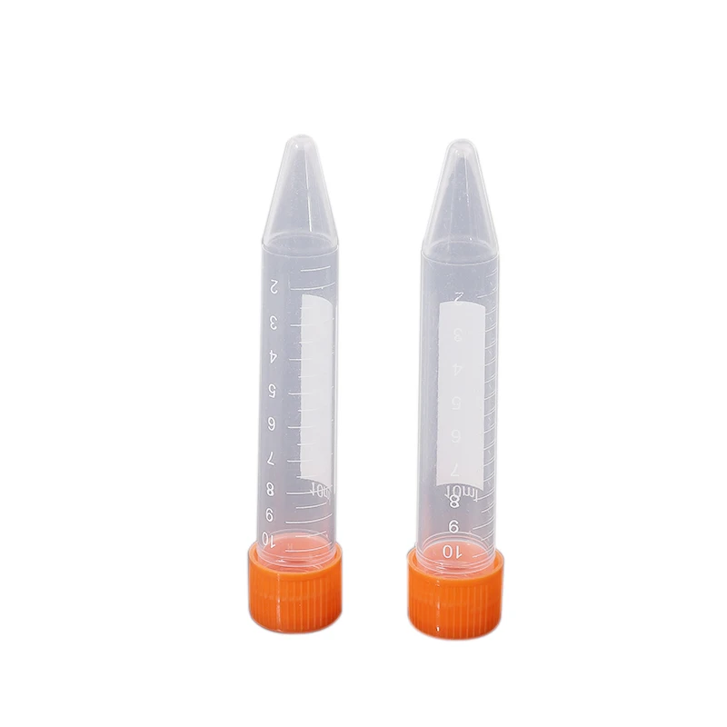 Dnase Rnase Free Laboratory PRP Plastic 10ml Centrifuge Tubes