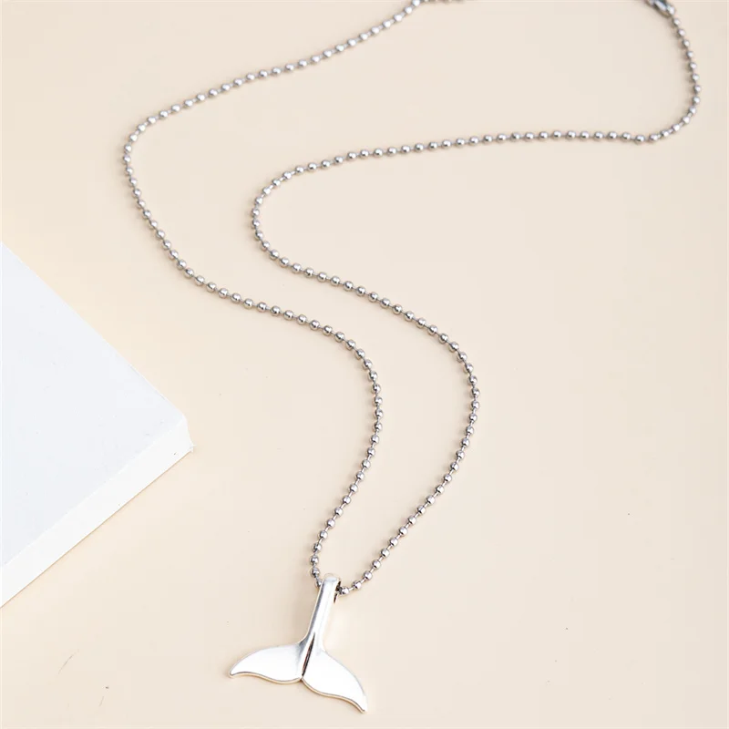 Лидер продаж, ожерелье Suyao В Стиле Хип-хоп с рыбьим хвостом, Модный кулон в стиле инстаграма с дельфином из сплава, подарочное ожерелье