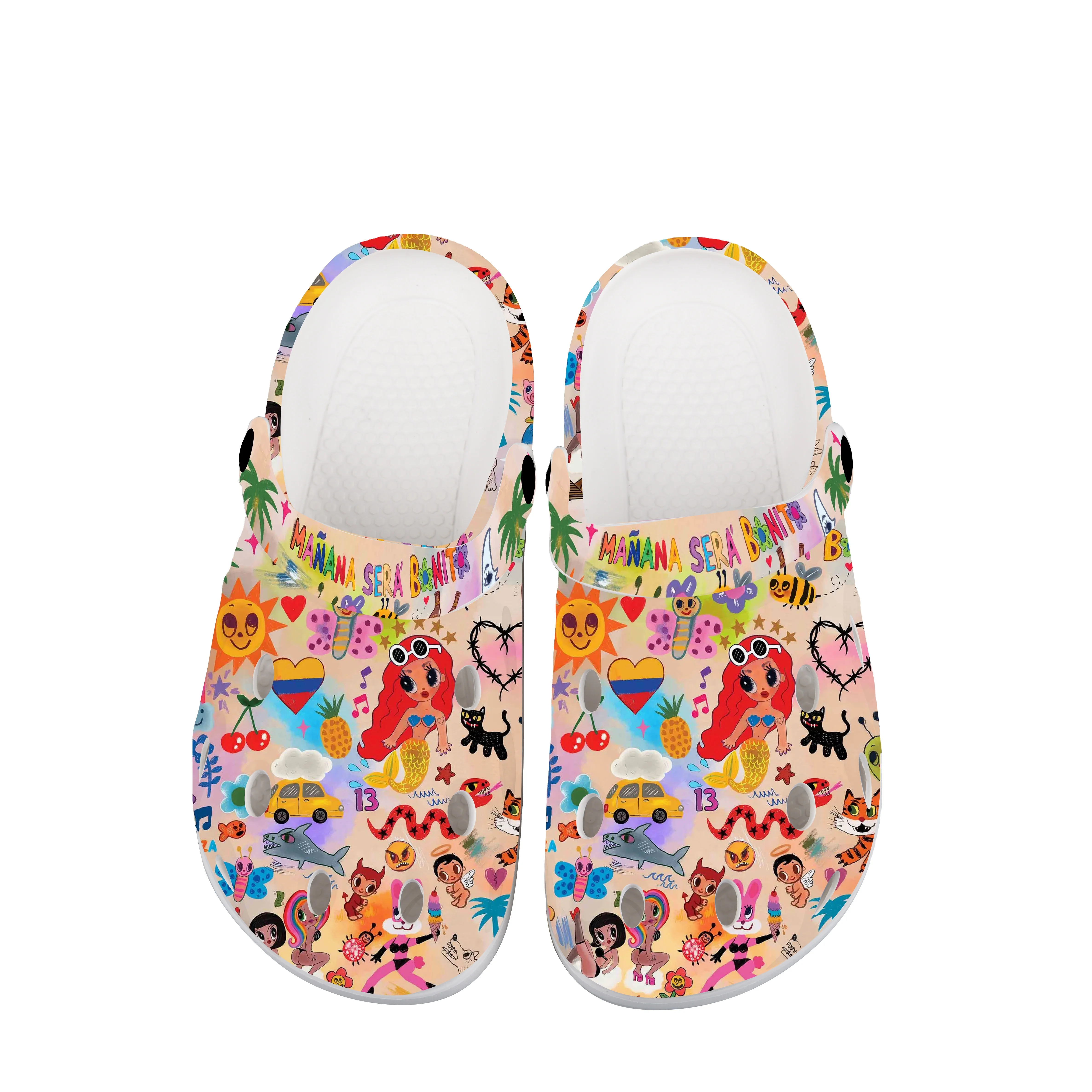 2025 New printing Wholesale Factory Price New Design EVA Anti-Slip Unisex Clogs Shoes Custom Logo shoes Classic Garden EVA Clogs
