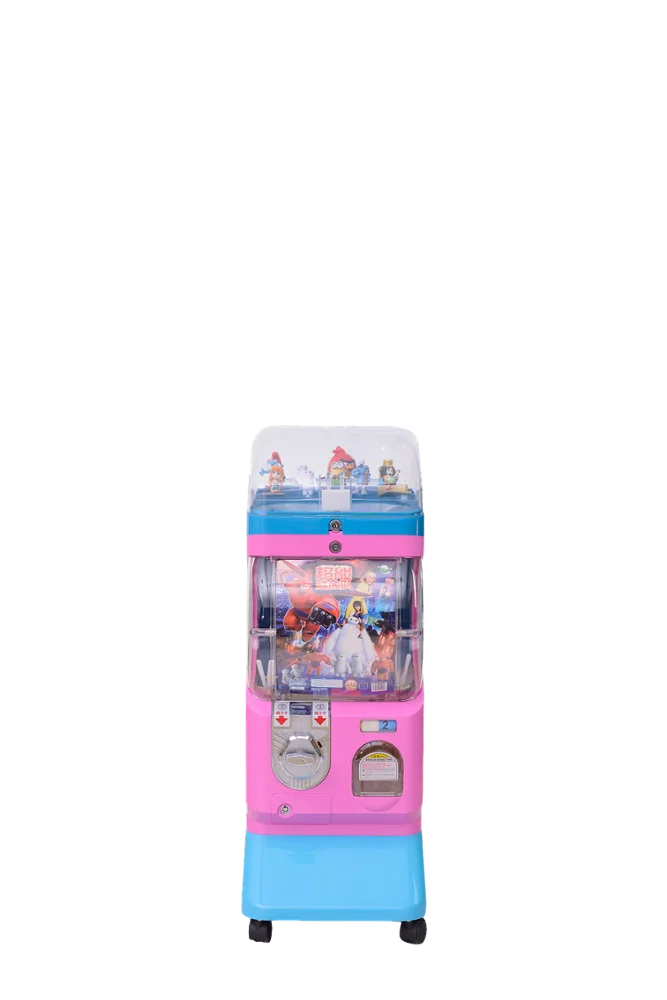 Coin And Token Operated Gumball Toy Vending Machine Gacha Toys Machine one layer.