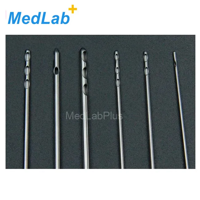 China supplier fat implant transplantation liposuction blunt-tip micro cannula