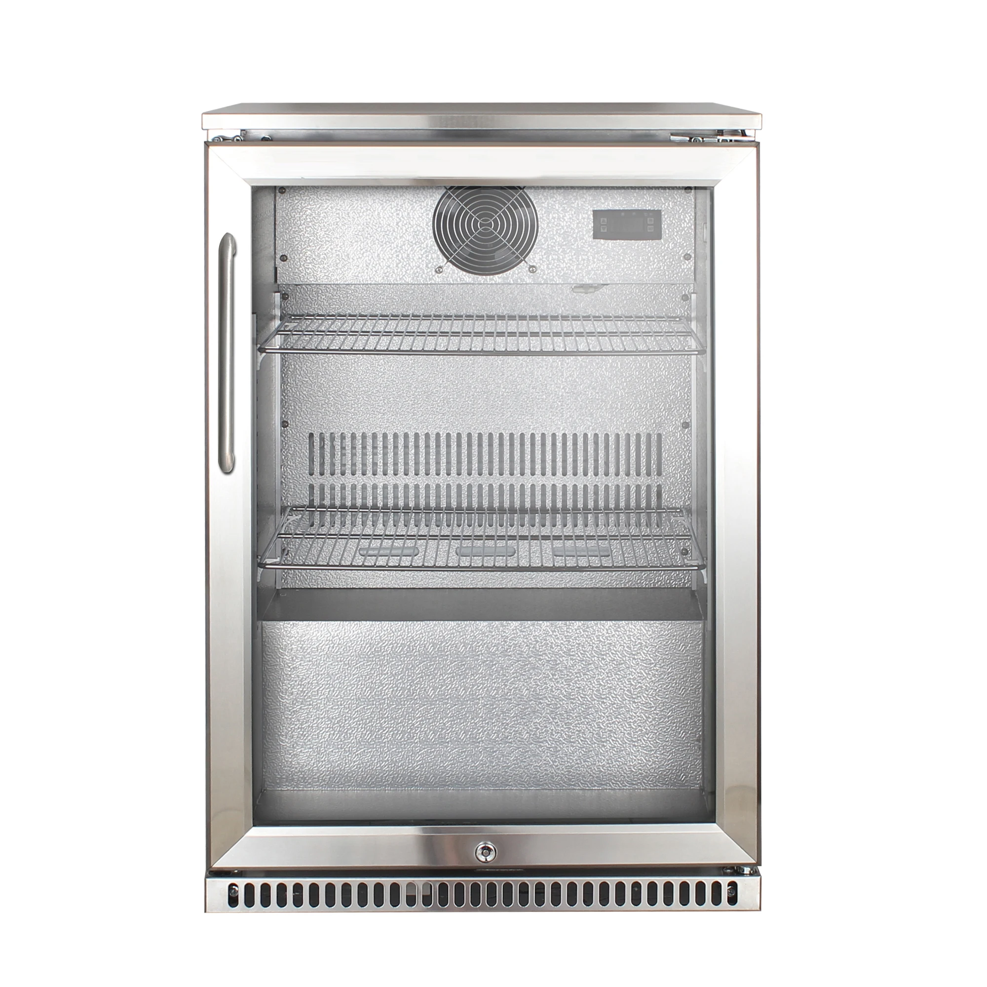 130L Stainless steel beverage cooler energy drink storage coke milk pepsi