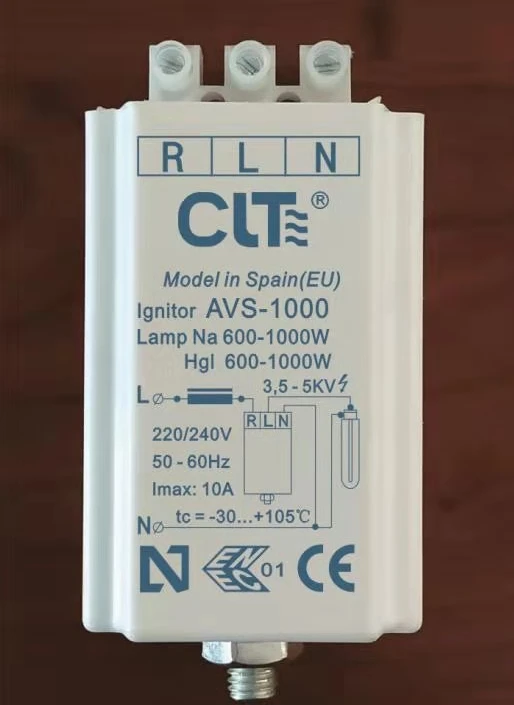 AC 220V( ± 10%) DIALux evo layout ignitor 1000w